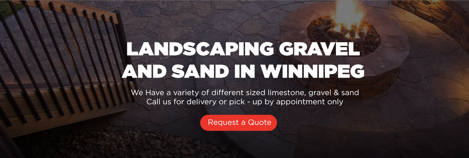 Landscaping gravel & sand winnipeg